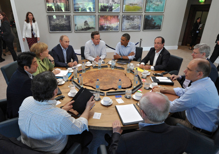 Путин вспомнил, когда последний раз был на саммите G8