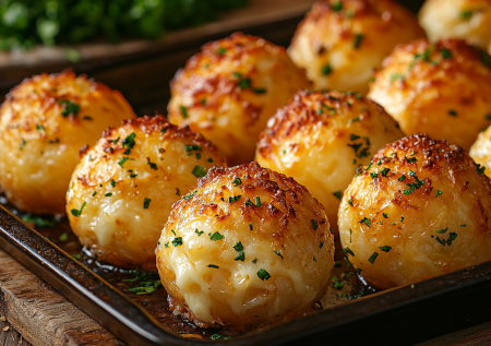 Эти куриные шарики — лучшая ленивая закуска: готовлю за 20 минут с сыром и невероятным ароматом