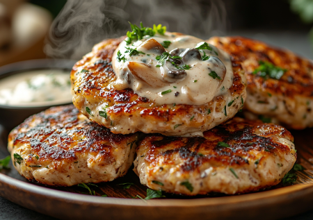 Эти котлеты стали моими фирменными: обалденный рецепт с грибным соусом — такие вкусные, что не стыдно подать на праздничный стол