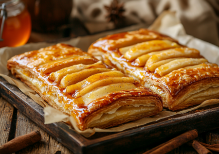 Ленивый завтрак из яблок и пачки теста. Яблочные гармошки — простая и нежная выпечка к чаю