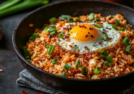 Азиатский шедевр из вчерашнего риса: нужно яйцо и чуть зеленого лука — быстрый и вкусный вариант ужина