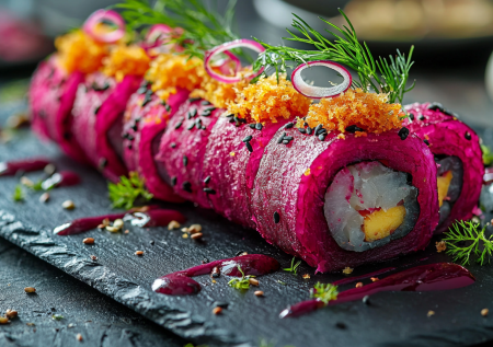 Праздничная классика в новом формате: как превратить селедку под шубой в эффектные роллы для новогоднего стола