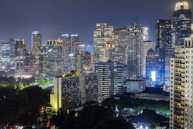 Вид на Джакарту