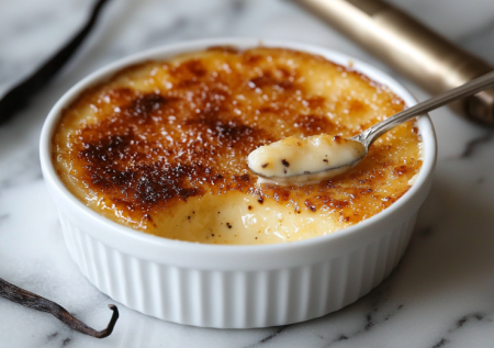Готовим вкуснейшее французское крем-брюле: всего 3 ингредиента и ваниль