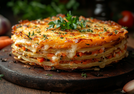 Закусочный торт из картошки: вкуснейшая начинка и простота приготовления покорят вас