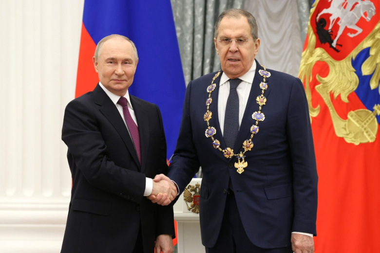 Владимир Путин и Сергей Лавров