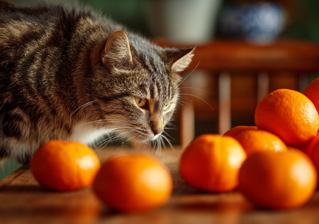 Зоопсихолог ответила, почему кошки не любят запах мандаринов