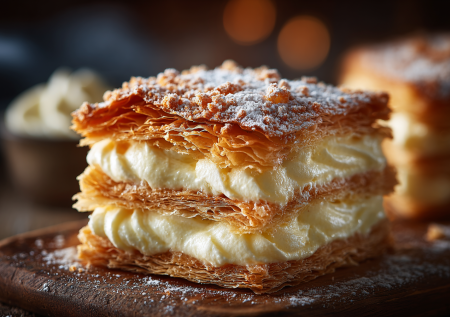 Как «Наполеон», только вкуснее! Готовим воздушный французский торт мильфей