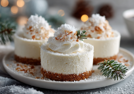 Пирожные «Снежные хлопья» — готовлю на Новый год без выпечки за 10 минут