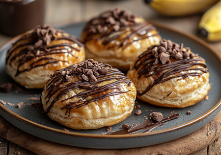 Нужна быстрая выпечка к кофе? Эти банановые слойки — самое то! Готовлю нежный десерт без хлопот