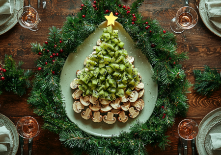 Салат «Лесок»: эта елочка с маринованными грибами отлично впишется на новогодний стол с оливье и шубой
