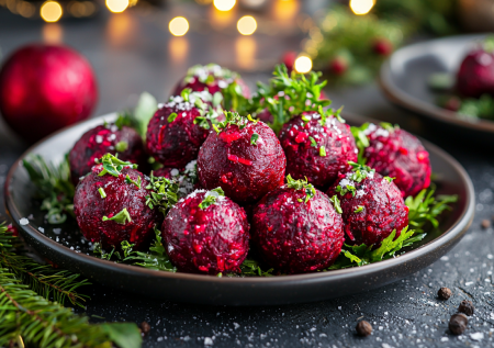 Закусочные конфеты из свеклы и селедки: эффектно впишутся в новогодний стол, а вкус — просто бомба