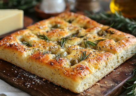 Гренки отменяю! Вместо них французскую фугас: мука, масло и 10 минут! Простой завтрак с ноткой Прованса