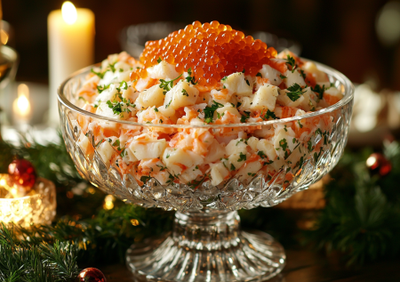 Кальмаров больше не варю, делаю салат из морского коктейля: элементарный рецепт, а вкус и вид — бомба