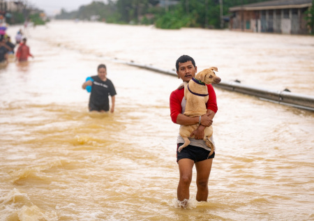 Число жертв мощного наводнения в Таиланде превысило 100 человек