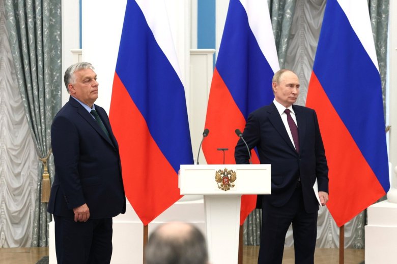 Владимир Путин и Виктор Орбан
