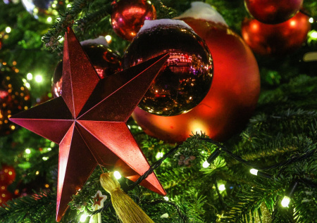 В Москве мужчина призвал убрать елку из подъезда из-за убеждений