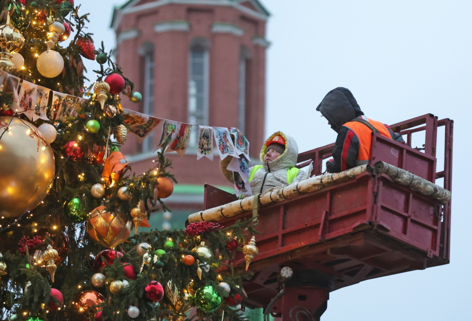 Украшение Москвы к Новому году