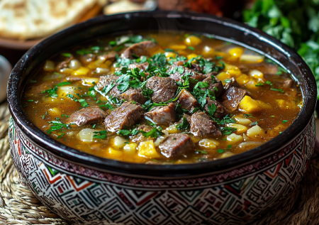 Шашлык подождет! В центре стола — хаш: ароматный бульон с бараниной для настоящих гурманов