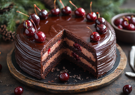 Торт «Трезвая вишня»: на праздничном столе будет смотреться отменно, а его вкус — просто отвал башки