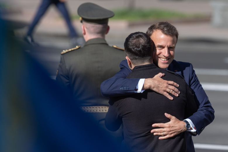 Владимир Зеленский, Эммануэль Макрон