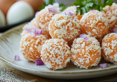 «Мимоза» в пролете! Готовлю сырные рафаэлло с семгой — ни теста, ни возни. Хит на новогодний стол