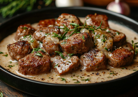 Готовлю мясо по-кремлевски — распадается на волокна в соусе: простая техника