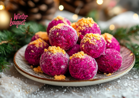 Селедка под шубой отдыхает! Собираю закуску «Зимний букет» — ярко и элегантно, а главное, без хитростей