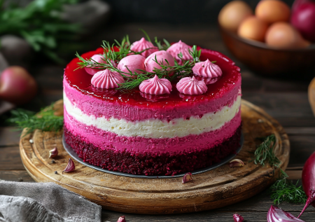 Шубу больше не делаю! Собираю закусочный торт «Красный бархат» — нежные слои и воздушная шапка