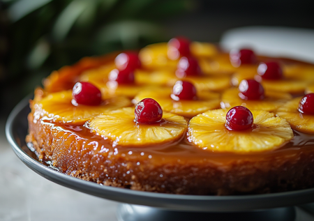 «Наполеон» в пролете! Готовлю ананасовый торт «Вверх тормашками»: карамельное чудо за 50 минут