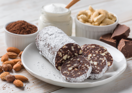 Помните шоколадную колбасу из детства — ее легко приготовить: вот проверенный рецепт, чтобы порадовать семью