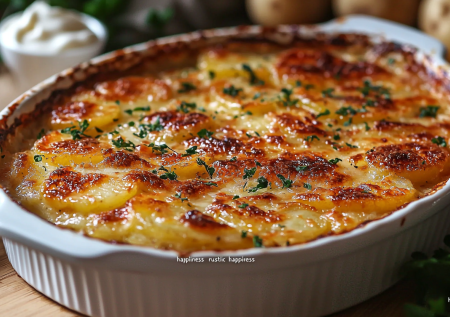 Теплая запеканка с хрустящей верхушкой «Деревенское счастье»: всего 4 ингредиента для душевного ужина