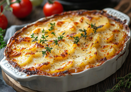 Картошку теперь не жарю в тонне масла: готовлю картофельный гратен «Дофинуа» — французская запеканка. Сливочная, ароматная и всегда удачнаяк