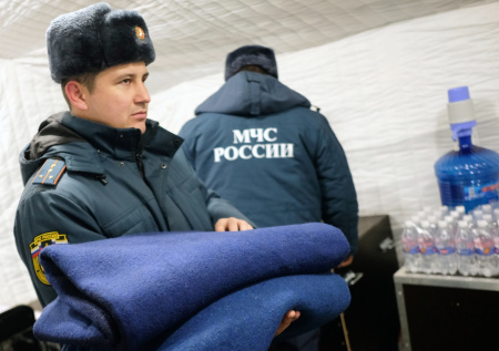 В российском регионе открыли пункты обогрева и питания из-за непогоды