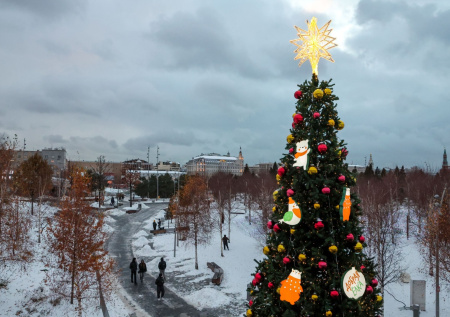 Традиционную программу зимних развлечений запустили в Москве