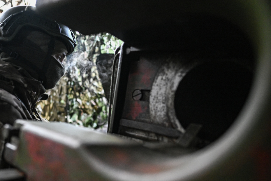 Военнослужащий ВС РФ в зоне СВО на Северском направлении