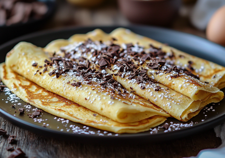 Беру шоколад и печенье — оладьи отдыхают! Готовлю палачинке по-сербски: тонкие блины с начинкой-сюрпризом