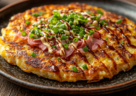 Когда надоели яичницы и омлеты, готовлю окономияки: японское блюдо из яиц и капусты. Просто и вкусно