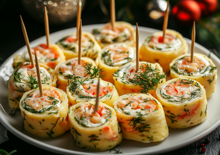 Яичные блинчики с крабовой начинкой: быстрая закуска на любой праздник, а также вкусный перекус или завтрак