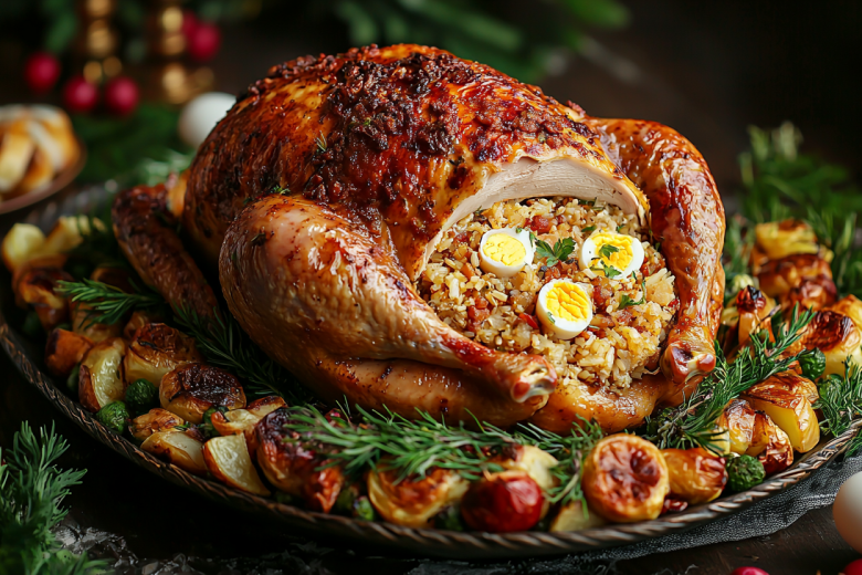 Новогодняя курица по-татарски: простой рецепт