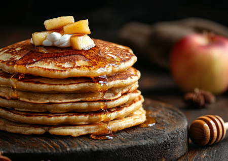 Стакан манки, яблоко и 15 минут времени — все что нужно для этих лепешек: готовлю к завтраку