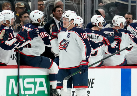 Российский хоккеист поучаствовал сразу в двух драках в одном матче НХЛ