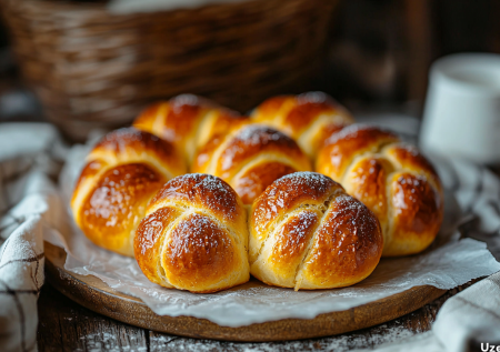 Шарлотку не делаю. Вместо неё — булочки «Узелки»: мягкая румяная нежность за 15 минут