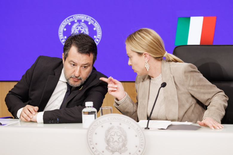 Маттео Сальвини и Джорджа Мелони