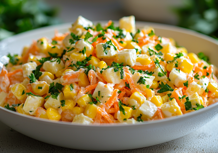 Этот ингредиент редко кто использует в салатах, а зря: именно он придает простым ингредиентам шикарный вкус — готовим закуску за 10 минут