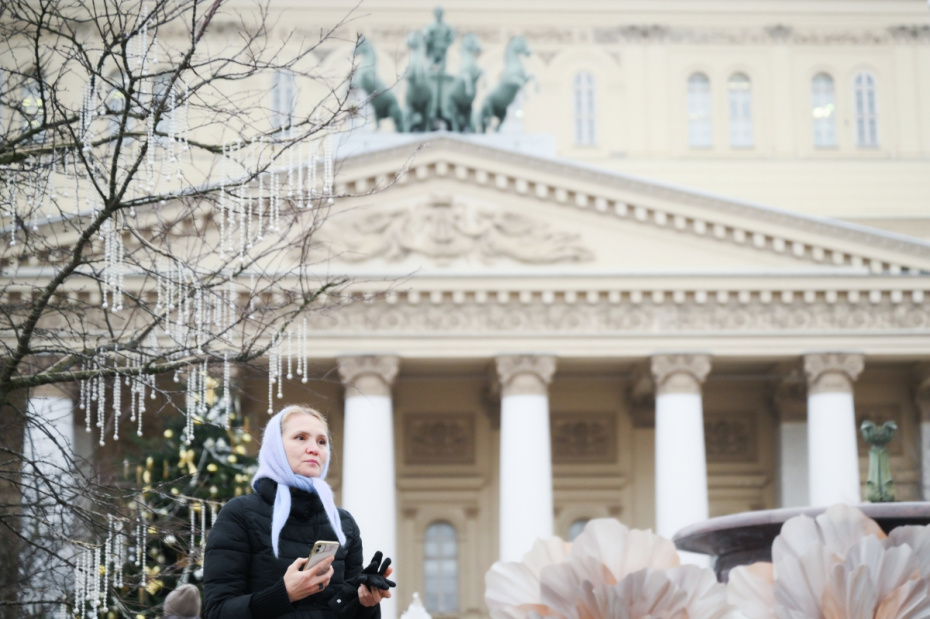 Здание Большого театра в Москве