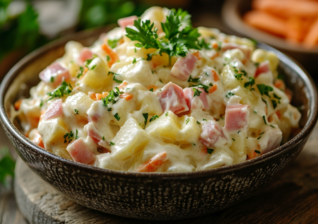 Легкий, вкусный и всего из 4 ингредиентов: салат-выручалка без варки — хоть на праздник, хоть в будний день