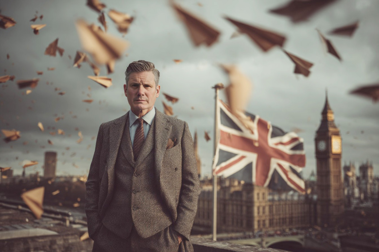 Кир Стармер в представлении ИИ