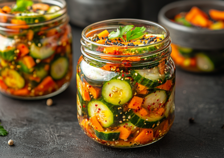 Закуска из огурчиков к Новому году — готовлю в корейском стиле и не успеваю подавать на стол