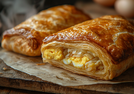 Секрет вкуснейших пирожков из слоеного теста за копейки